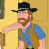 Chuck Norris Chin Fist Fan